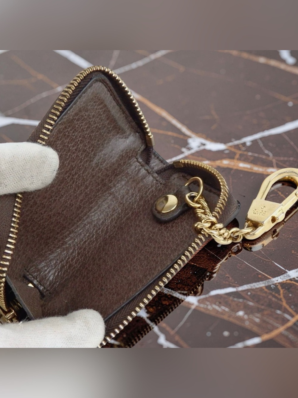 Gucci GG Supreme Ophidia Key Case 🤩 - Picture 3 of 11